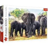 Trefl Puzzle Cubes 1000 Éléphants D'afrique 10442