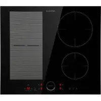 Klarstein Plaque Induction 7000W, Plaque de Cuisson Electrique à Induction, Plaque Induction Encastrées 4 Feux, Tables de Cuisson Encastrable, Contrôle Tactile, Rechaud Electrique pour la Cuisine