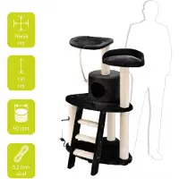 Europet Arbre à chat Bernina Classic Catar noir