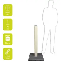 Ebi Poteau griffoir High-Post 90cm - Gris