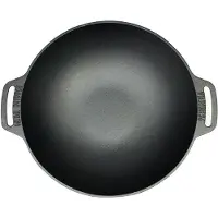 Valhal Outdoor Poêle à Wok Valhal Outdoor Avec Poignées 36 cm