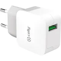 Celly Usb Home Fast Charger Charger Blanc