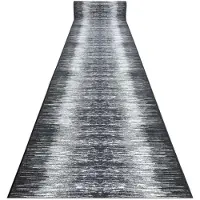 Rugsx TAPIS DE COULOIR antidérapant TOLTEC gris 80 cm 80x320 cm