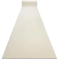 Rugsx Tapis de couloir KARMEL plaine, une couleur blanc 60 cm 60x170 cm