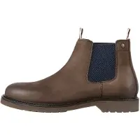 Jack & Jones Chelsea Boots 'JFWLeyton' bleu marine / noisette