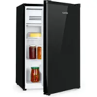 Klarstein Mini Frigo de Chambre de 75L pour Snacks et Boissons, Petit Frigo Top Silencieux, Mini Bar, Petit Réfrigérateur Camping, Mini Frigo Cosmetique, Refrigerateur, Noir
