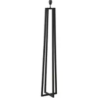 Light & Living Lampadaire - noir - MILEY - métal - luminaire individuel - E27 - 8212112 -