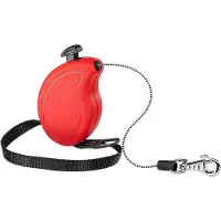 Ferplast Flippy One Cord Mini Laisse Extensible Avec Corde Extensible Pour Chiens. Différentes Tailles Et Couleurs Disponibles.. Variante - Misure: 9.2 X 2.7 X H 6 Cm - Rouge