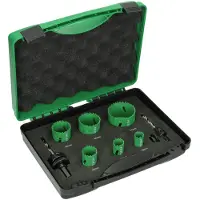 Hikoki Set de scies à cloche Bois/Métal 9 pièces