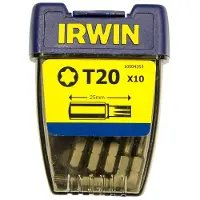 Irwin 10 Puntas destonillador Torx T20 1/4" (25mm)