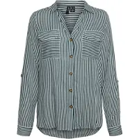 Vero Moda Bumpy Long Sleeve Shirt Blanc S Femme
