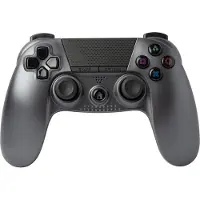 Under Control Manette Bluetooth Dark Silver Avec Prise Casque Pour Ps4
