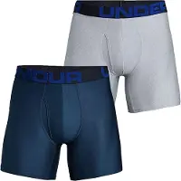 Under Armour Set Of 2 S Tech Boxerjock Boxers Bleu S Homme