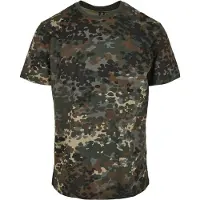 Brandit T-Shirt marron / gris chiné / sapin / vert pastel / noir