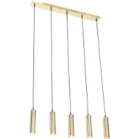 QAZQA Suspension moderne en laiton 5 lumières - Jeana