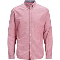 Jack & Jones Summer Slim Long Sleeve Shirt Rose XL Homme