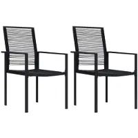 vidaXL Ensemble à manger de jardin 3 pcs