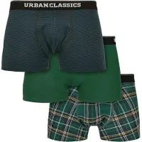 Urban Classics Boxers jaune / gris clair / vert foncé / noir / blanc