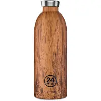 24Bottles Gourdes 'Clima 850 ml' marron / noir / blanc
