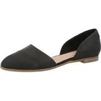 Toms Femme Jutti Dorsay Ballerine de Ballet, Noir, 36 EU