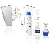 Dove - Trousse Beauté Précieuse Original - Mousse De Douche Nutrition Intense, Lait De Corps Nourissant & Déodorant