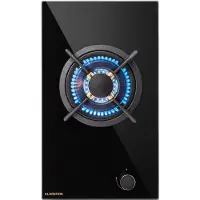 Klarstein Tables de Cuisson à Gaz, Plaque de Cuisson Gaz à 1 Brûleurs, Table de Cuisson Electrique à 1 Feu de 3400W, Cuisiniere Gaz, Gaziniere Gaz avec Brûleurs en Acier Inoxydable, Cuisinières GPL