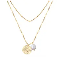 Valero Pearls Chaîne jaune d'or