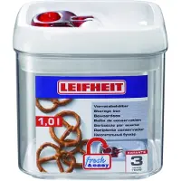 Leifheit 31209 boîte hermétique alimentaire Rectangulaire 1 L Rouge, Transparent, Blanc 1 pièce(s)