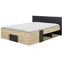CALICOSY - Lit avec Rangements 140x190cm - Swivel