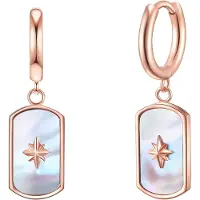 Valero Pearls Boucles d'oreilles or rose / blanc perle