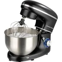 Gourmet Maxx Robot de cuisine GOURMETmaxx | Robot de cuisine avec bol de 5 litres en acier inoxydable et entraînement direct | Accessoire pour mélanger, crochet pétrisseur & fouet inclus