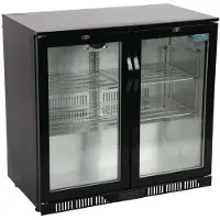 Polar Réfrigérateur de bar Series G, 2 portes à charnières, 198 L