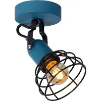 Lucide Lampe de plafond Pola bleu