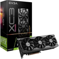 EVGA RTX3080 XC3 Ultra Gaming LHR GDDR6X HDMI 3xDP (10.24 Go, GDDR6X), Carte graphique, Blanc, Noir, Argent