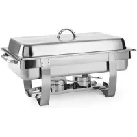 Hendi Chafing Dish Fiora, Chauffe-plats, Gris