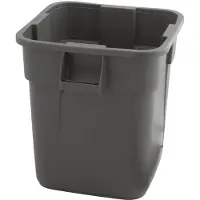 Rubbermaid Bac polyvalent gris 151,5l PE L595xL595xH730mm - FG353600GRAY