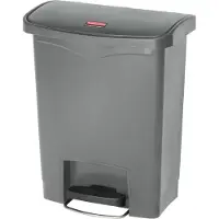 Rubbermaid Step-on Poubelle Slim Jim 30 L Gris