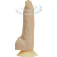 Addiction Naked Rotating 7 - vibromasseur rotatif (18cm) - naturel