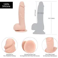 Addiction Mark Dildo Réaliste Beige 19 cm