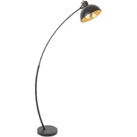 Rabalux Lampadaire noir Otto pour ampoule E27 5592