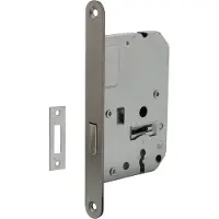 Intersteel Boîtier de serrure trèfle Domus Acier inoxydable 55mm sans tabouret