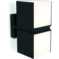Eco-Light Applique murale LED d'extérieur Cuba,Applique murale orientable avec effet lumineux