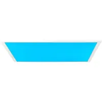 Brilliant LED Panel plafonnier Abie avec changement de couleur RGB contrôlable par télécommande | 40x40cm | 24 watts | 2400 lumens | 2700-6500 kelvins | Métal/plastique | Blanc