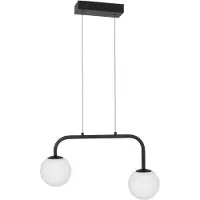 Nova Luce Joline LED Lampe à suspendre noire, blanche