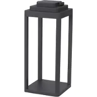 Nova Luce Lampe de table élégante Figi anthracite 35cm