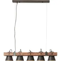 Brilliant Lampe suspendue pour salle à manger Plow industriel