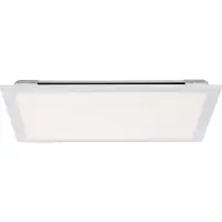 Brilliant LED Aufbaupanel Allie Blanc 40x40cm 24W Tdc RGB Backlight Dimmable Télécommande