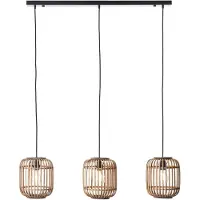 Brilliant Lampe suspendue salle à manger Woodrow noir