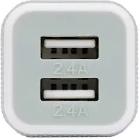 Caruba Chargeur De Voiture Caruba Double USB Blanc