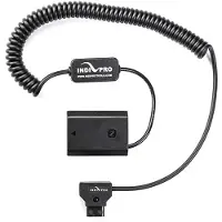 IndiPro Coiled D-Tap to Sony a7 III (NP-FZ100) Type Dummy Battery (24-36")